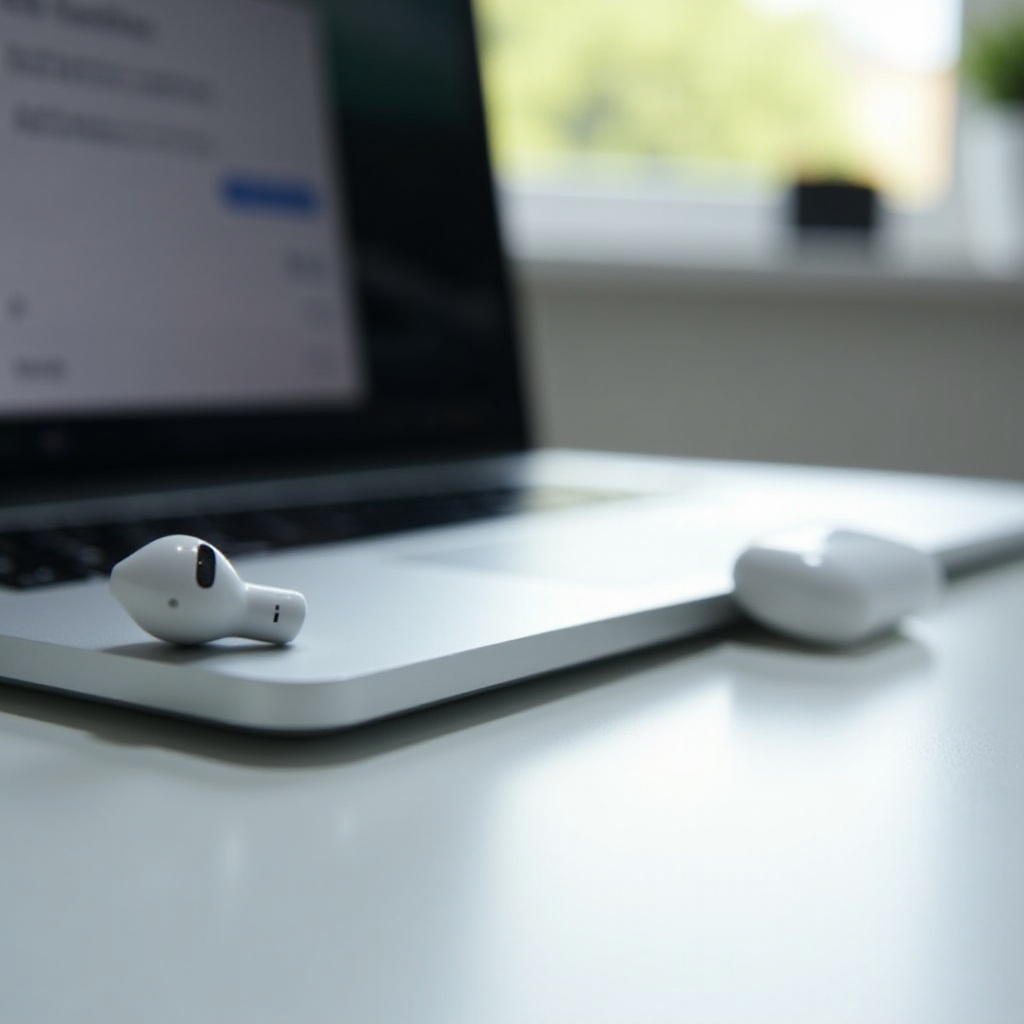 جهاز الماك بوك لا يعثر على سماعات AirPods