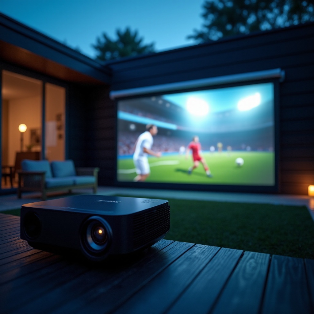 máy chiếu ngoài trời tốt nhất cho thể thao