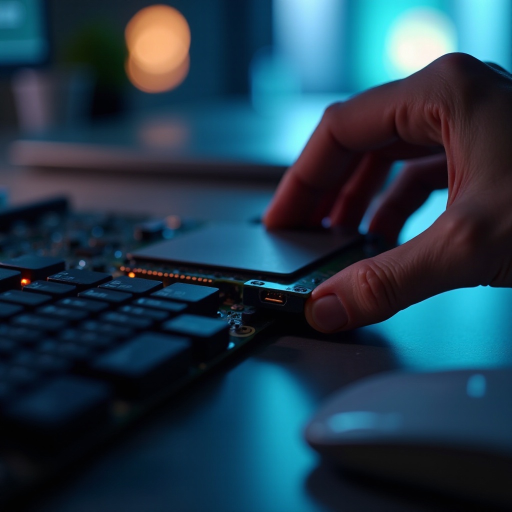 هل يمكنني توصيل SSD بينما الكمبيوتر قيد التشغيل؟