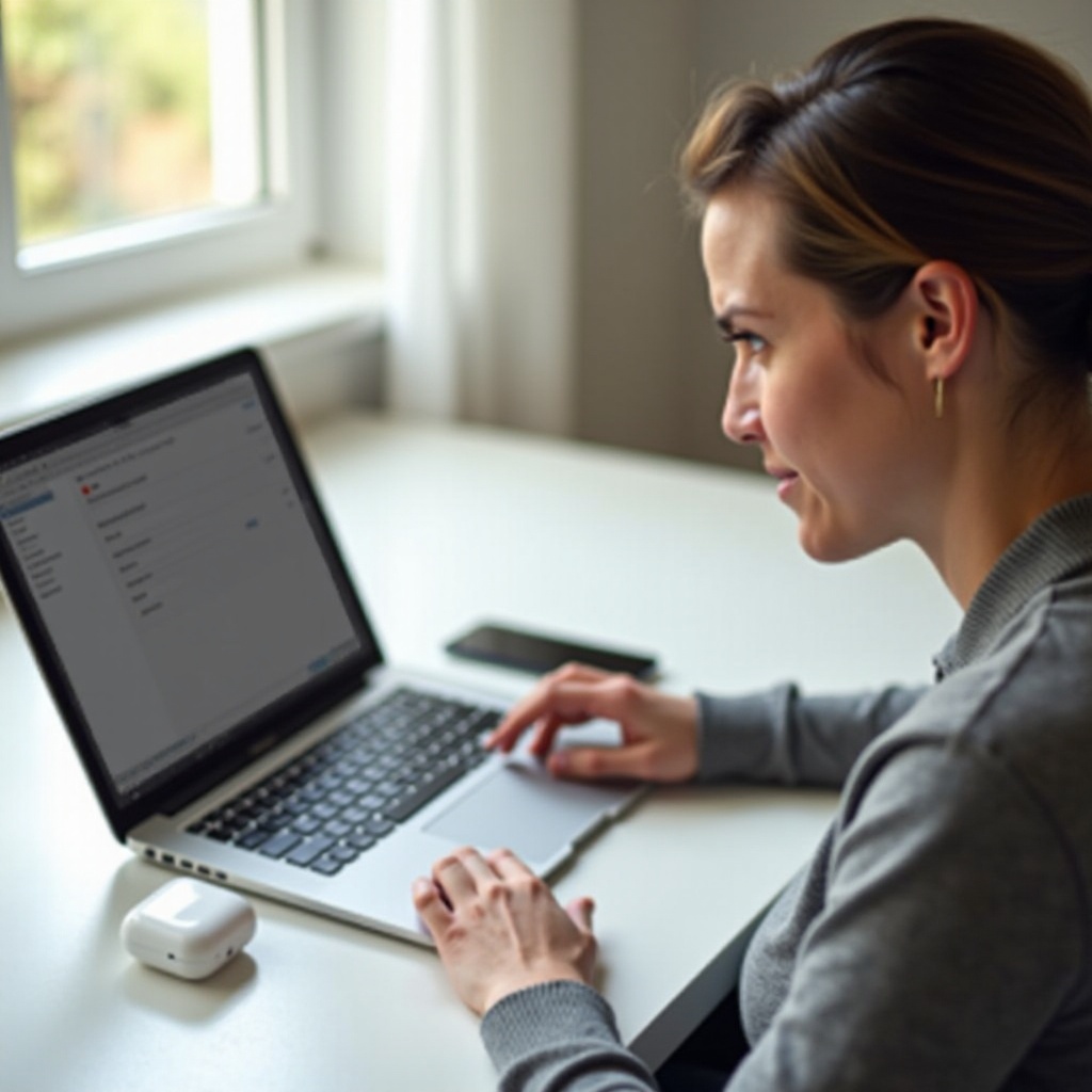 MacBook が AirPods を見つけられない