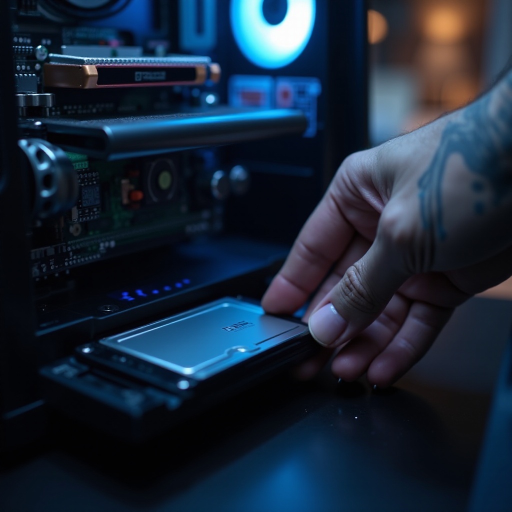 هل يمكنني توصيل SSD بينما الكمبيوتر قيد التشغيل؟