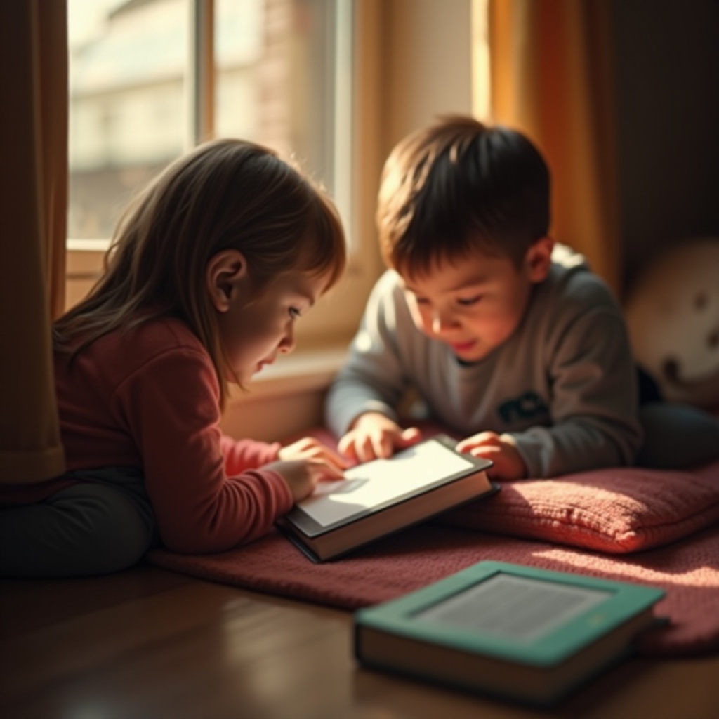 cách thiết lập kindle cho trẻ em